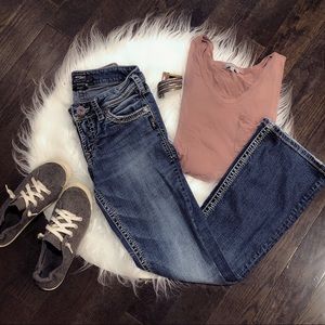 Silver Jean Co.  bootcut medium washed denim